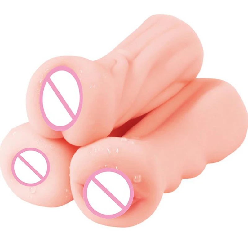 4D Realistic Deep Throat Male Masturbator Silicone Artificial Mouth Vagina Anal Erotic Oral Sex Masturbator Sex Toys For Men