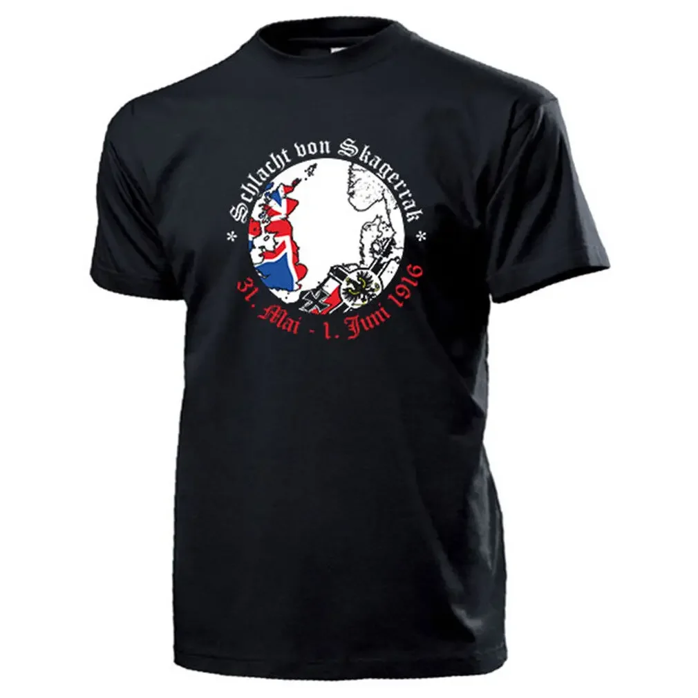 Battle of Skagerrak Naval Battle Battle of Jutland T-Shirt 100% Cotton O-Neck Short Sleeve Summer Casual Mens T-shirt Size S-3XL