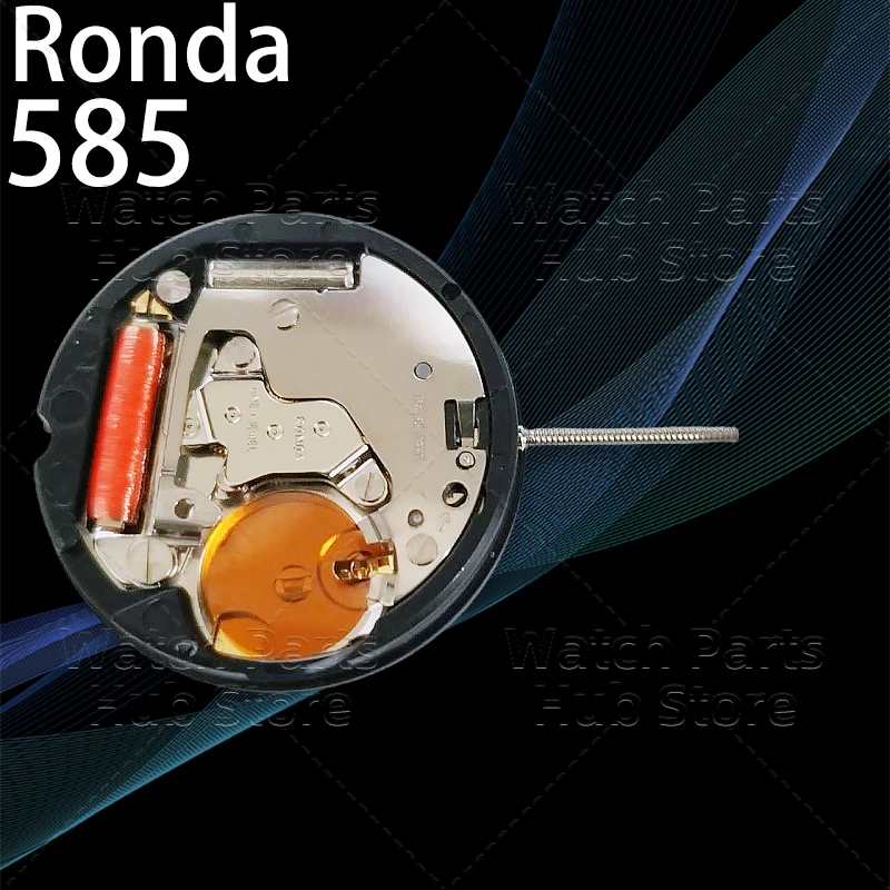 حركة كوارتز روندا 585 قطر 20 ملم 3 عقارب تاريخ رقم. 362 حركة ساعة البطارية ملحق سويسري لاستبدال الإصلاح
