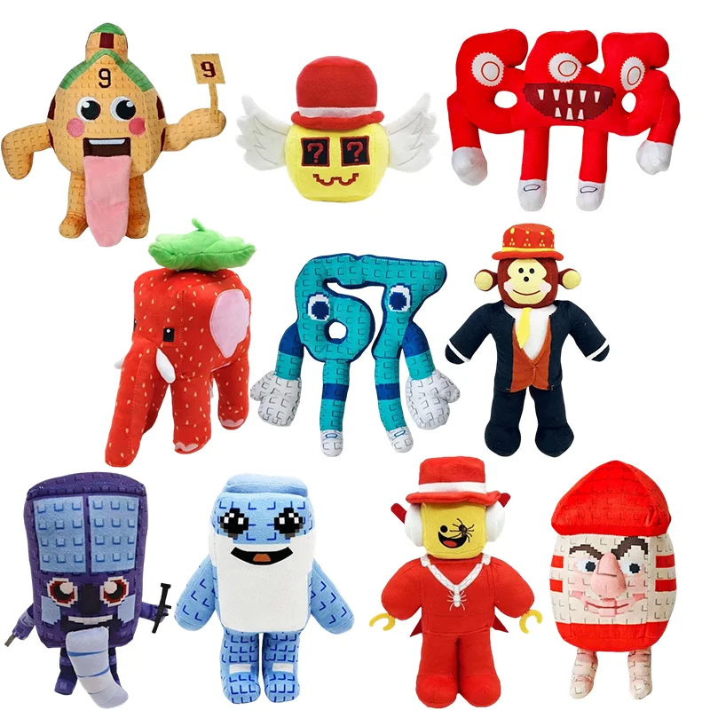 

# New Steal A Brainrot Game Plush Funny No. 9 No. 67 Plush Tongue Spitting Handheld Number 9 Stuffed Digital Doll Toy Soft Gift