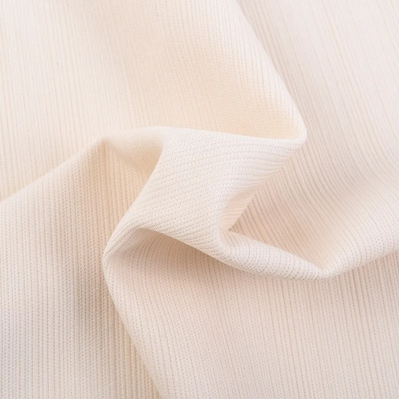 Acetate Tencel fabric plain textured satin shirt dress chiffon