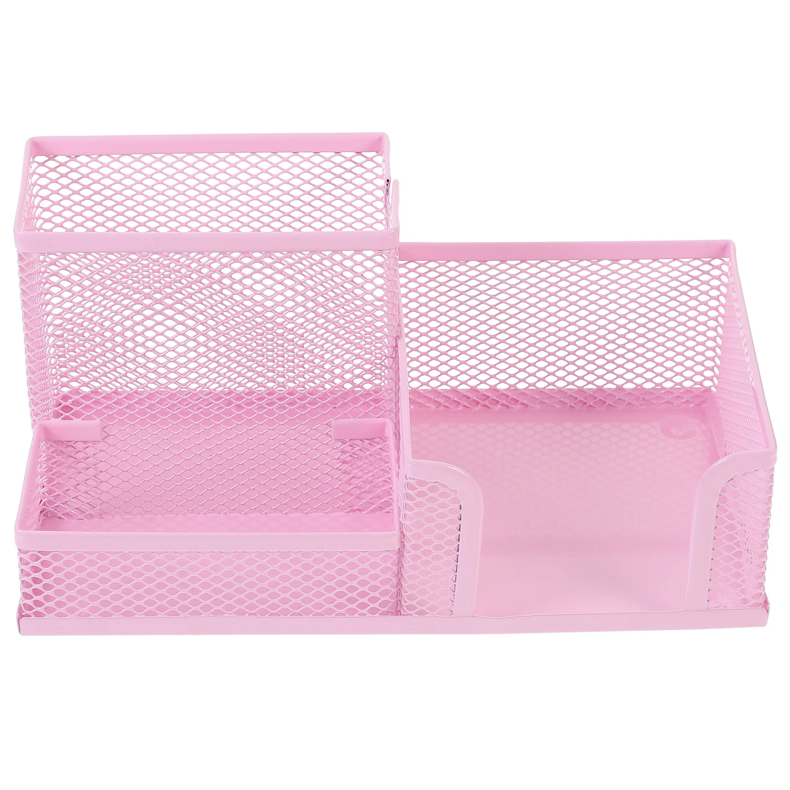 

Metal Pen Holder Desk Organizer Tray Stationery Supplies Multi-layer Pencil Rotatable Office for