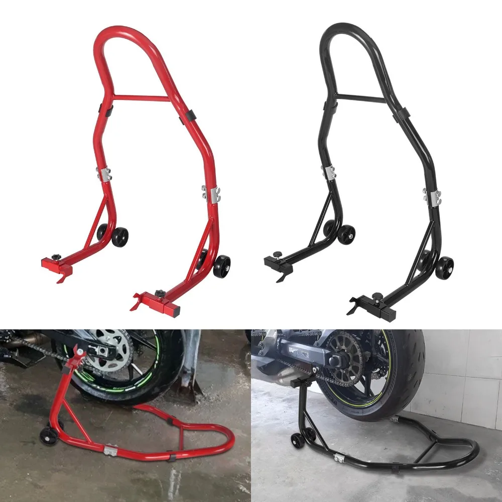 

Motorcycle Front & Rear Wheel Stand Full Set Auto Wheel Support Frame Tire Repairing Tool