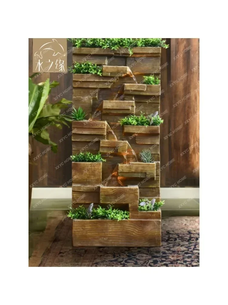Water Curtain Wall Water Wall Decorations Landscape Furnishing Articles Fountain Garden Courtyard Villa Creative Waterscape