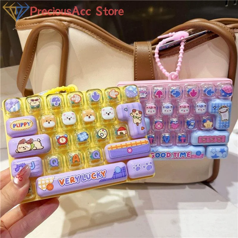 26 Key Keyboard Fidget Toy Press Pendant Stress Relief Game For Kids Party Bag Decoration