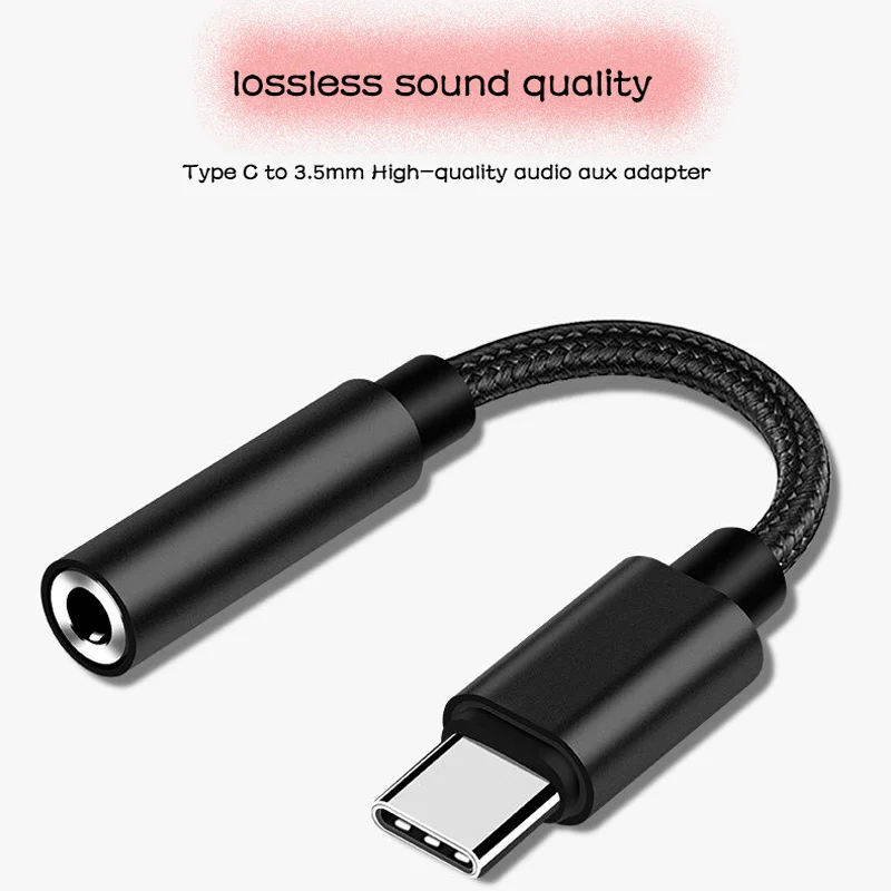 Adaptador USB Tipo C a 3 y 5 MM para auriculares