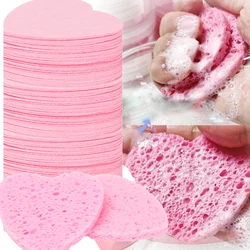 Compressed Facial Sponges 100% Natural Cellulose Face Sponge Spa Sponges Cleansing Massage Pore Exfoliating Mask Makeup Removal