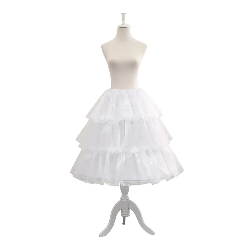 Women Lolita Skirts Vintage Petticoat Adjustable Lady Gown Underskirt Tutu Skirt 2024