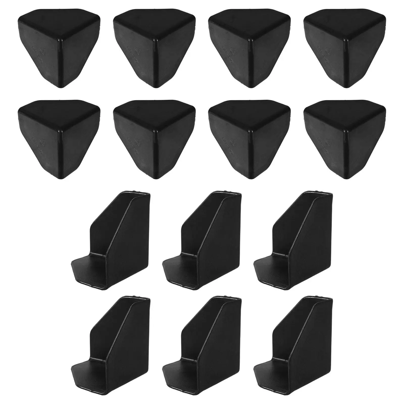 50Pcs Plastic Corner Protectors Anti-Collision Guards for Carton Furniture Packing Shipping Edge Protection Safety