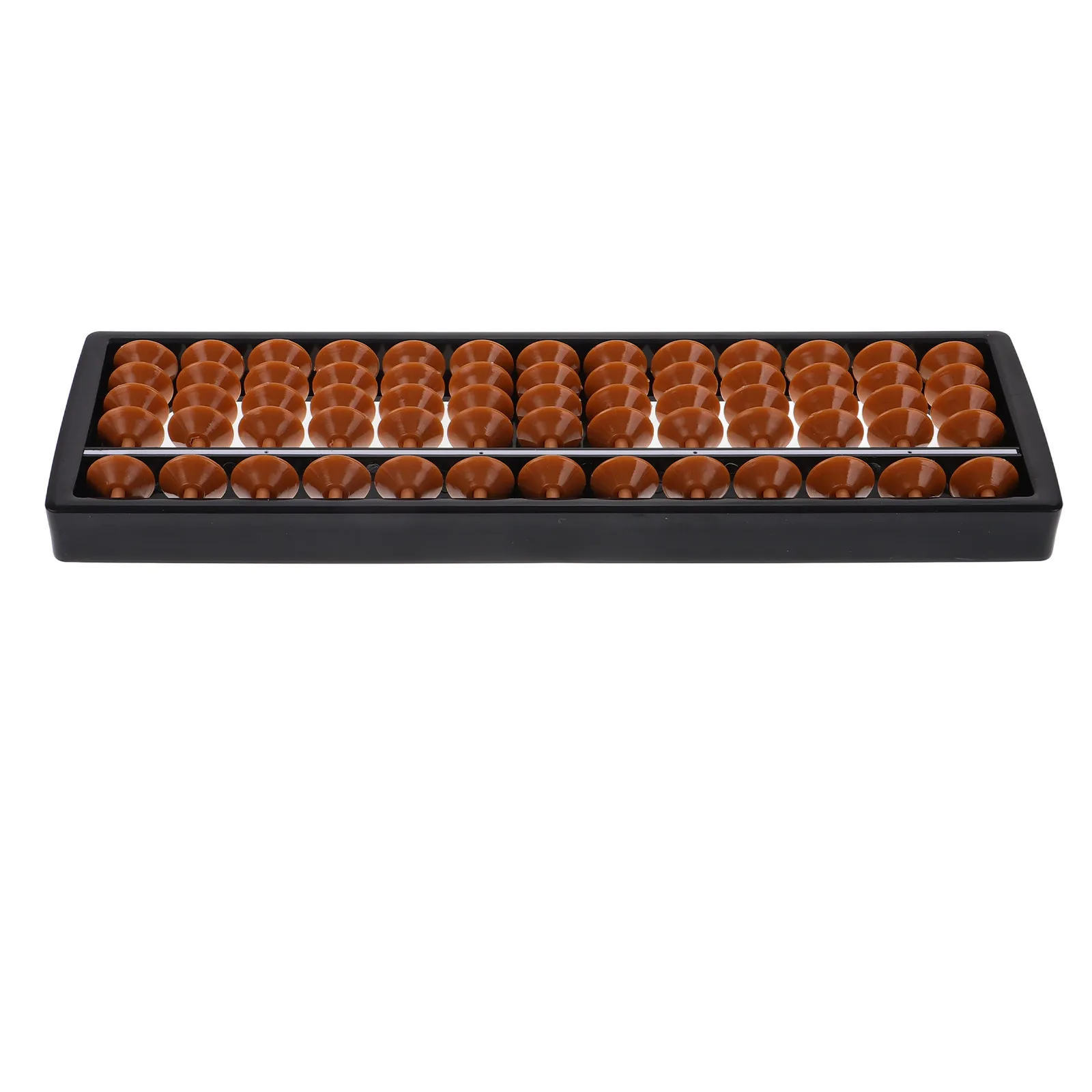 15-Column Chinese Abacus for Math Learning Vintage Style Arithmetic Tool School Home Office Use Portable Lightweight Educational