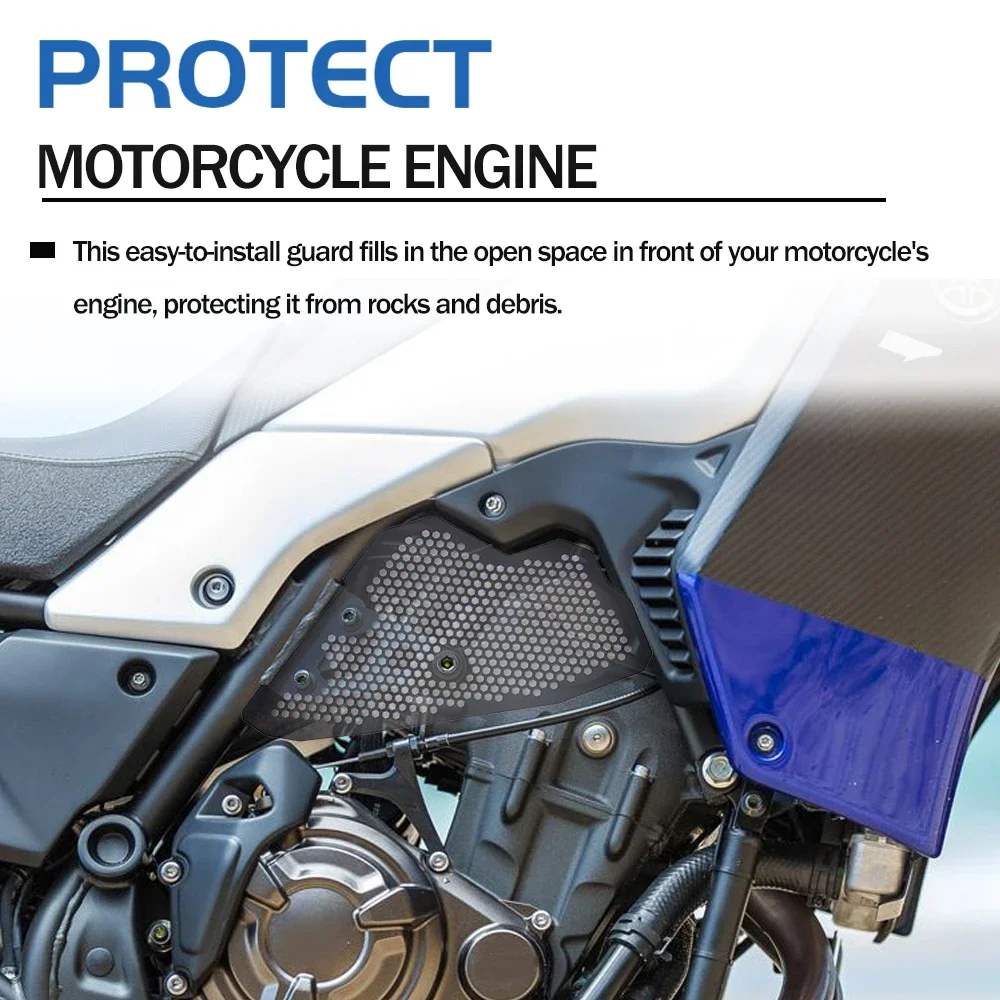 Motorcycle Engine Guard Cover For Yamaha For Tenere 700 Rally T7 XTZ700 XT700Z 2019-2021 For Tenere700 Protector Crap Flap Kits