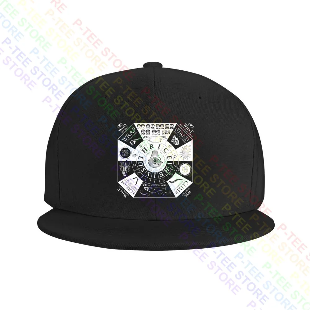 Thrice روك باند قبعة بيسبول الرسم ، محبوك قبعة دلو ، قبعات Snapback