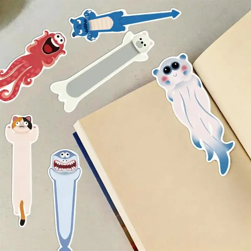 J78A Multifunctional Fashionable Shaped Bookmarks Page Holder with Acrylic Materials