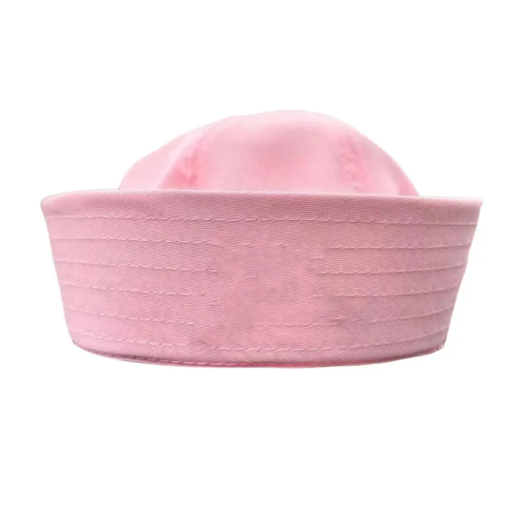 New Cotton Sailor Hat Soft Solid Color Marine Cap Brimless Party Hat Party