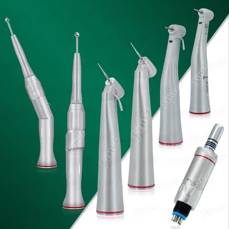 

Dental Speed Increasing Contra Angle Handpiece 1:4.2 1:5 Red Ring Contra Angulo 1:2 Osteotomy Handpiece 1:2 Increasing Air Motor