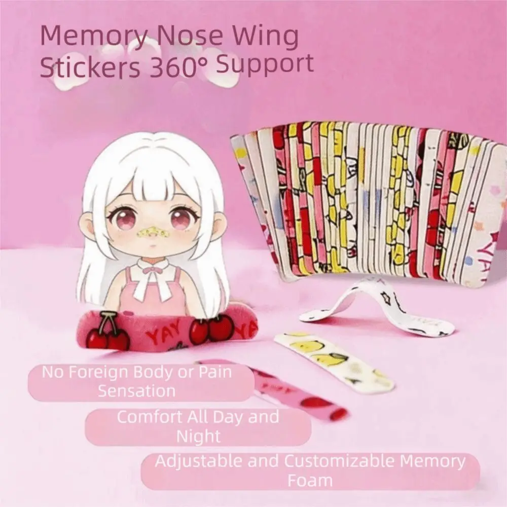 20/50Pcs 16D Memory Support Nose Shaping Strips Refined Nose Shape Reshape Nose Lifter Breathable Bridge Lifting Up Nose Splint