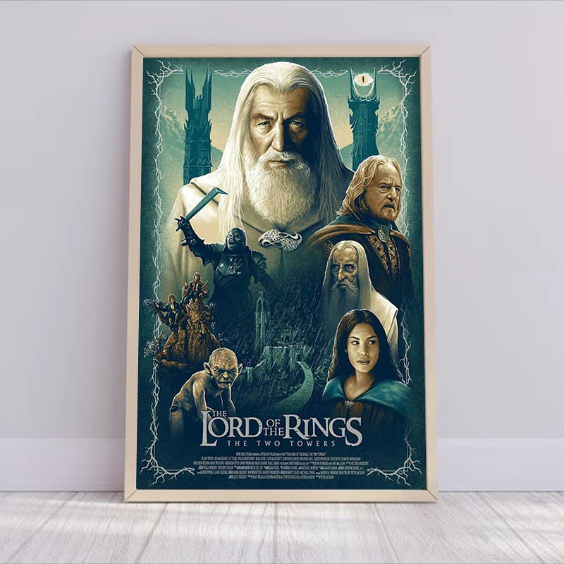 L-Lord of the Rings Movie Poster Aesthetic Room Decoration Paintings on the Wall Decor Posters for Wall Art Canvas Painting Home