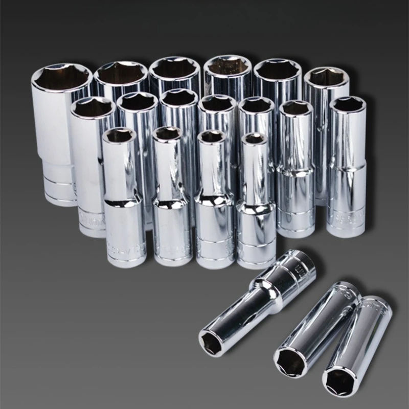 

11-Piece Long Socket Set, Deep Socket, 4mm To 14mm, Professional Grade