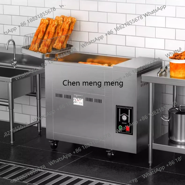 

Commercial stall large capacity electric fryer gas frying twist fritters