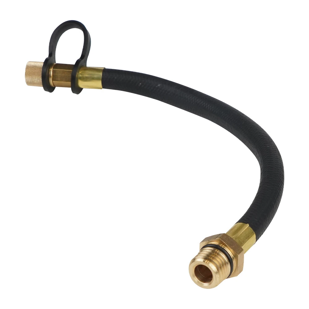 

For Kawasaki 51044-0902 Engine Flexible Oil Drain Hose 16" New OEM 510440902 Hi-Temperature, Heavy-Duty Braided Rubber Hose