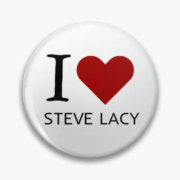 I Heart Steve Lacy  Soft Button Pin Cartoon Funny Gift Decor Brooch Creative Badge Metal Clothes Fashion Hat Cute Women Lover