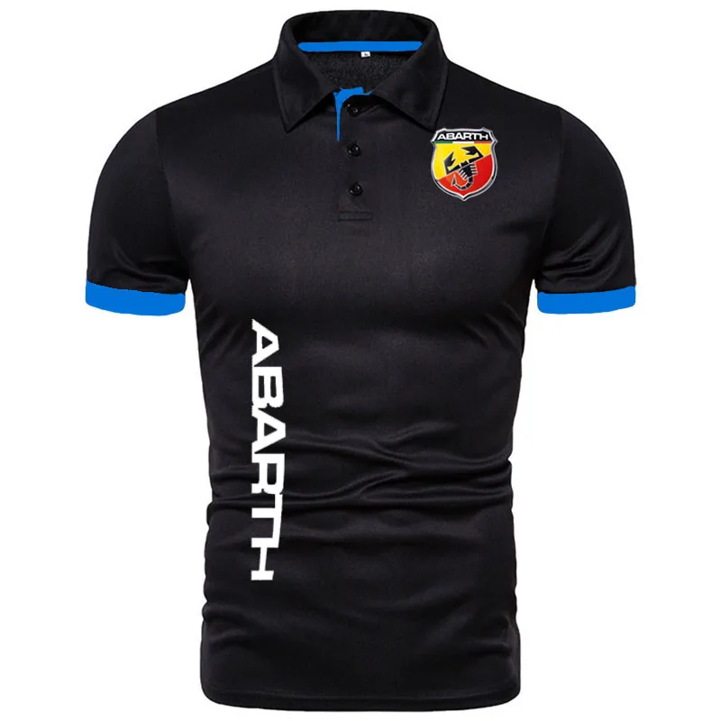 ​Abarth Scorpion POLO shirt for men Novelty Classic 30% cotton luxury style Oversized T Shirt New Men's Golf Shirt S-8xl