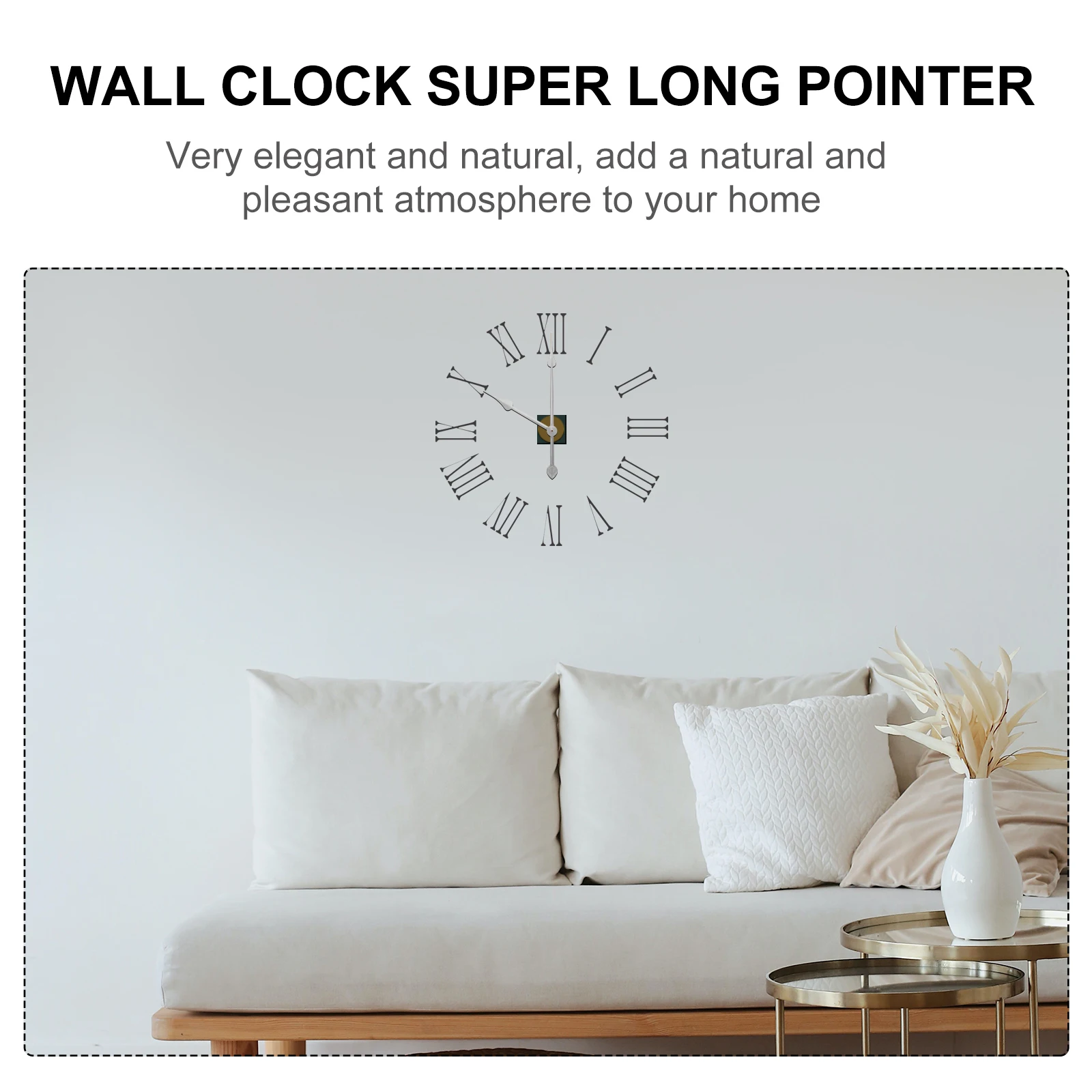 

4pcs Durable Aluminum Pointers Replacement Home Decor Accessories Mute Clock Movement Supplies Durable Quartz Clock