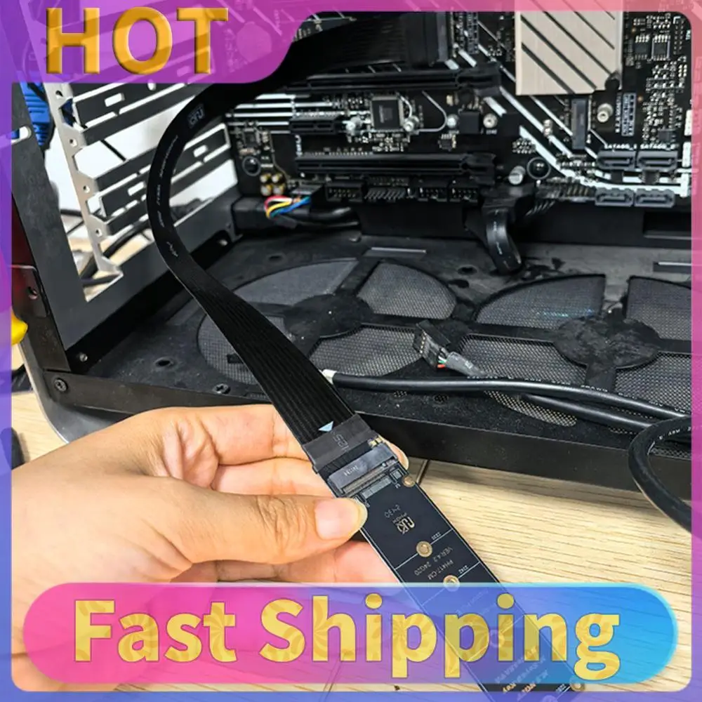 cabo-de-extensao-m2-nvme-ngff-m-key-para-ssd-suporte-pcie-40-placa-de-extensao-pcie-40-para-ssd-m2-2230-2242-2260-2280