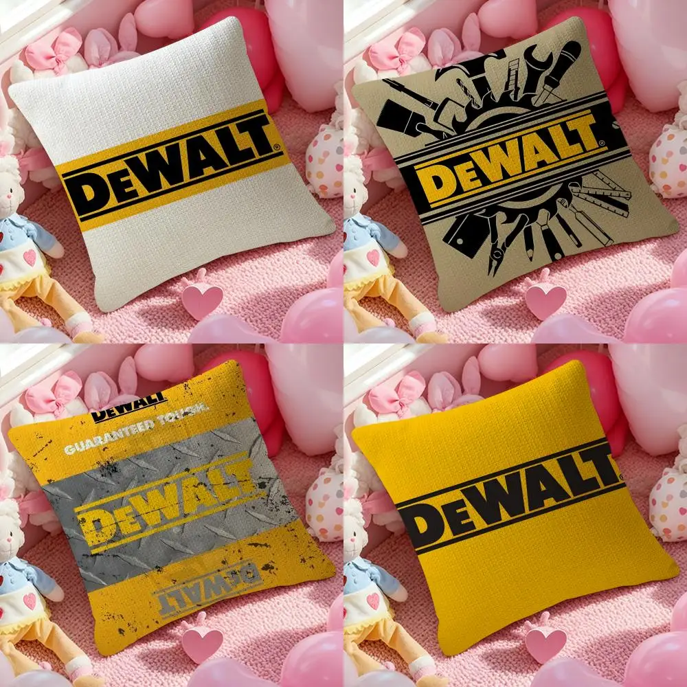 Tool Box D-DeWalt Cool Pillow Case Pattern Printed Pillowcase for Living Room Sofa Cushion Cover & Bedroom Decor