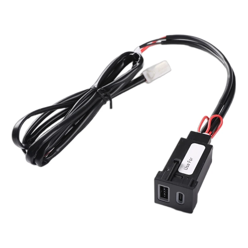 Easy Installation High Speed Vehicle Chargers Adapter Featuring Double Ports And PD QC3.0 Support