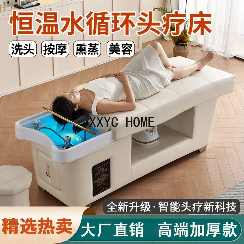 

Thai hair treatment shampoo bed water circulation fumigation barber shop special, beauty , massage