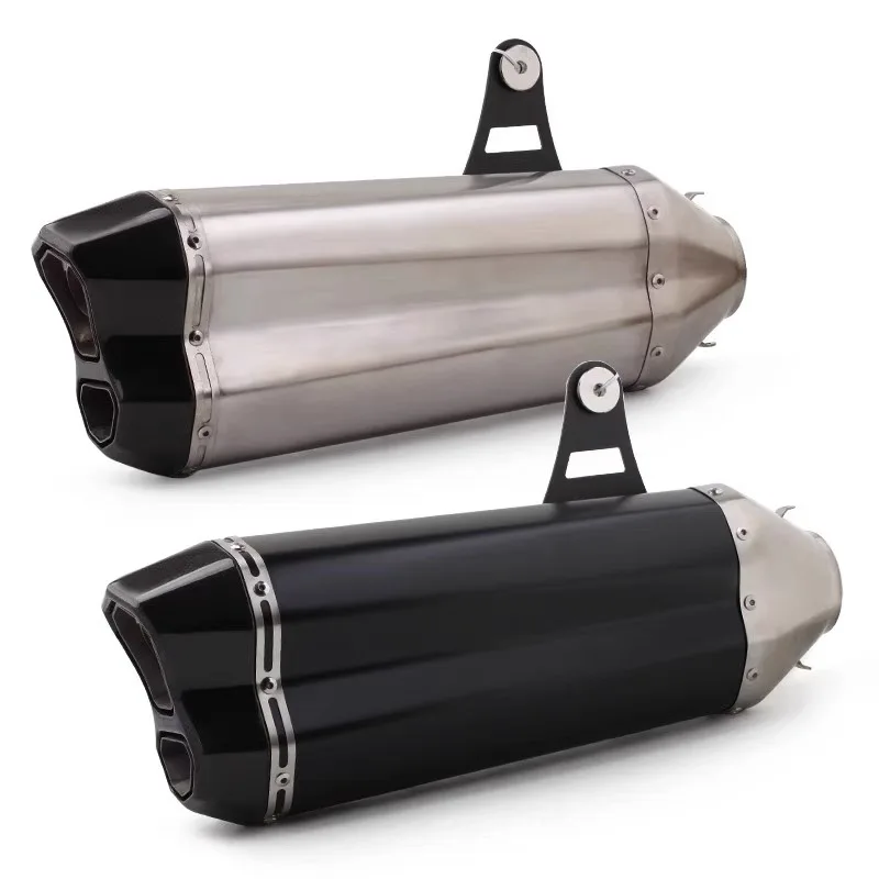 Motorcycle Assembly Improved Sliding Fiber Exhaust Manifold Muffler Central Stainless steel Exhaust Pipe For S1200XR R 1200GS