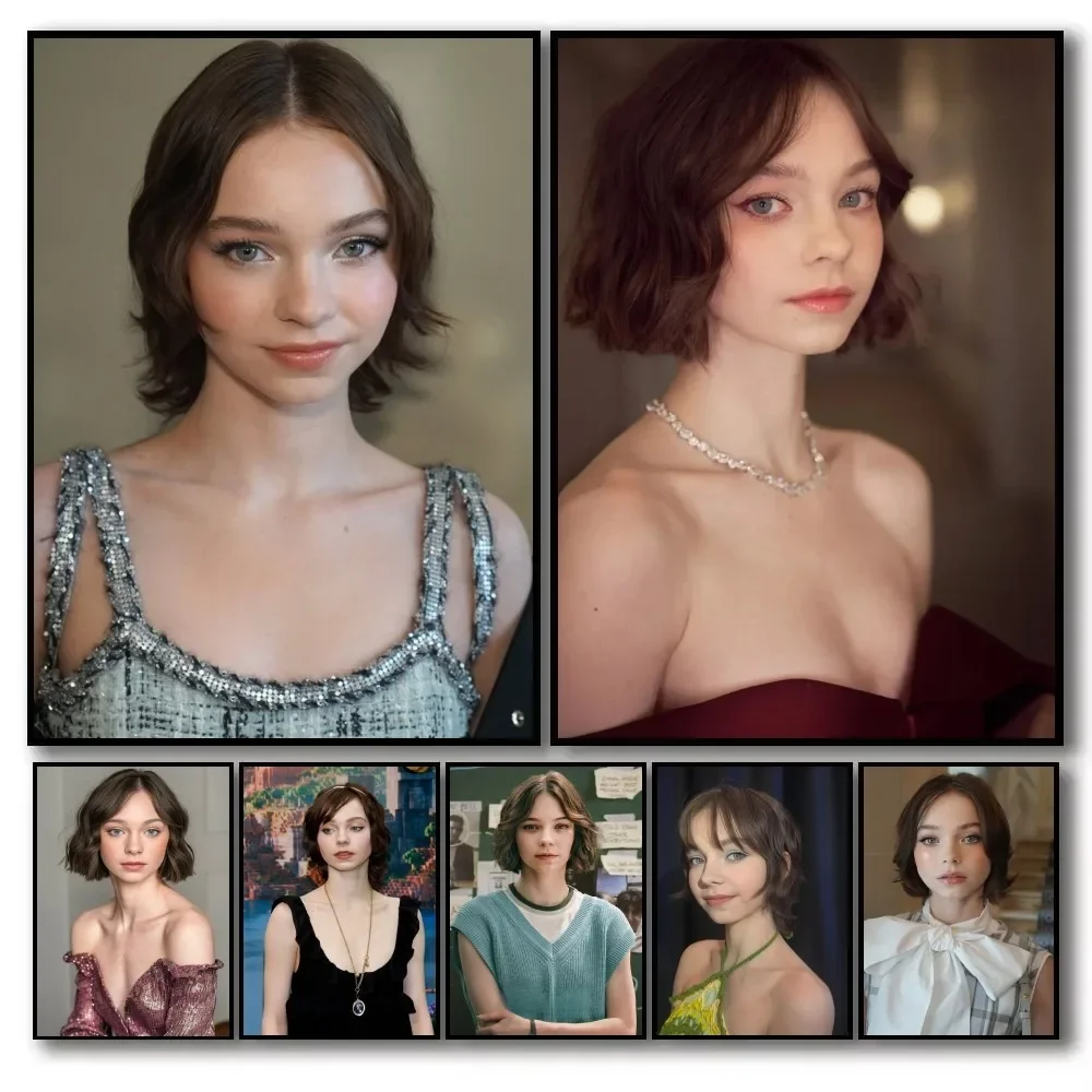 1PC E-Emma M-Myers Beauty Poster Self-adhesive Art Waterproof Paper Sticker Coffee House Bar Room Wall Decor
