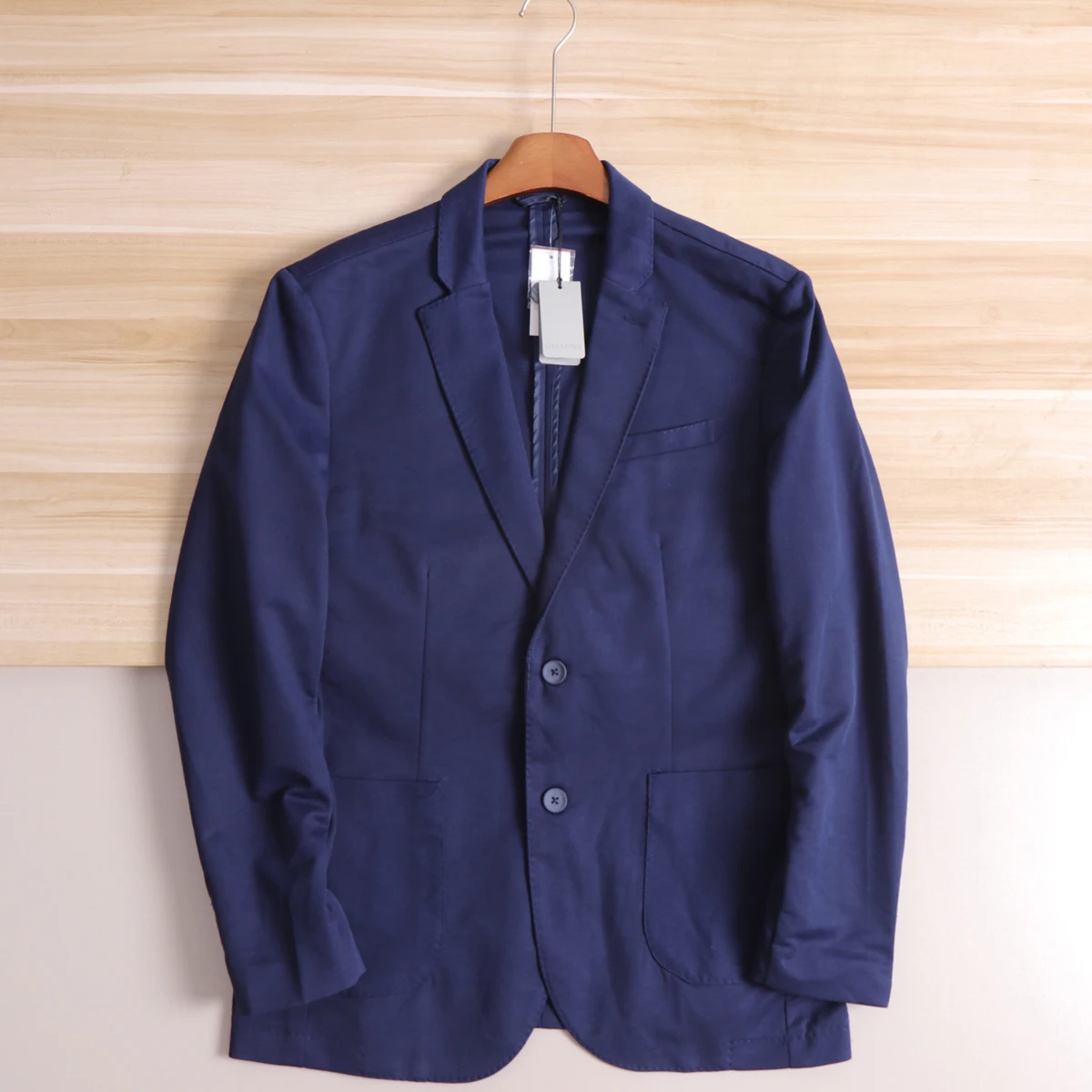 Men's Casual Cotton Blend Suit Breathable Moisture Wicking Comfortable Double Breasted All Season Fashionable Western Wear