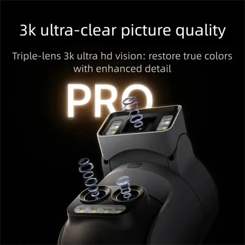Imagen 2 del producto XIAOMI Nueva cámara inteligente para exteriores 4 Pro Triple cámara Zoom Edition, 360 ° 5MP 3K, zoom híbrido 9x, IP66, versión china con adaptador
