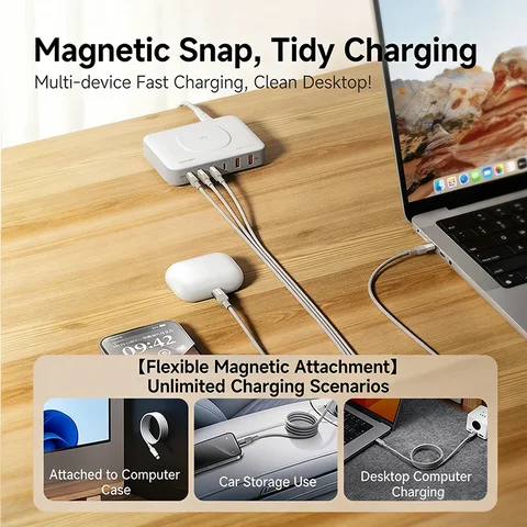 Магнитный кабель MOMAX 100W Type C для iPhone 15, USB C PD, кабель для быстрой зарядки, зарядное устройство, шнур для Macbook, Samsung, Xiaomi, кабель типа C