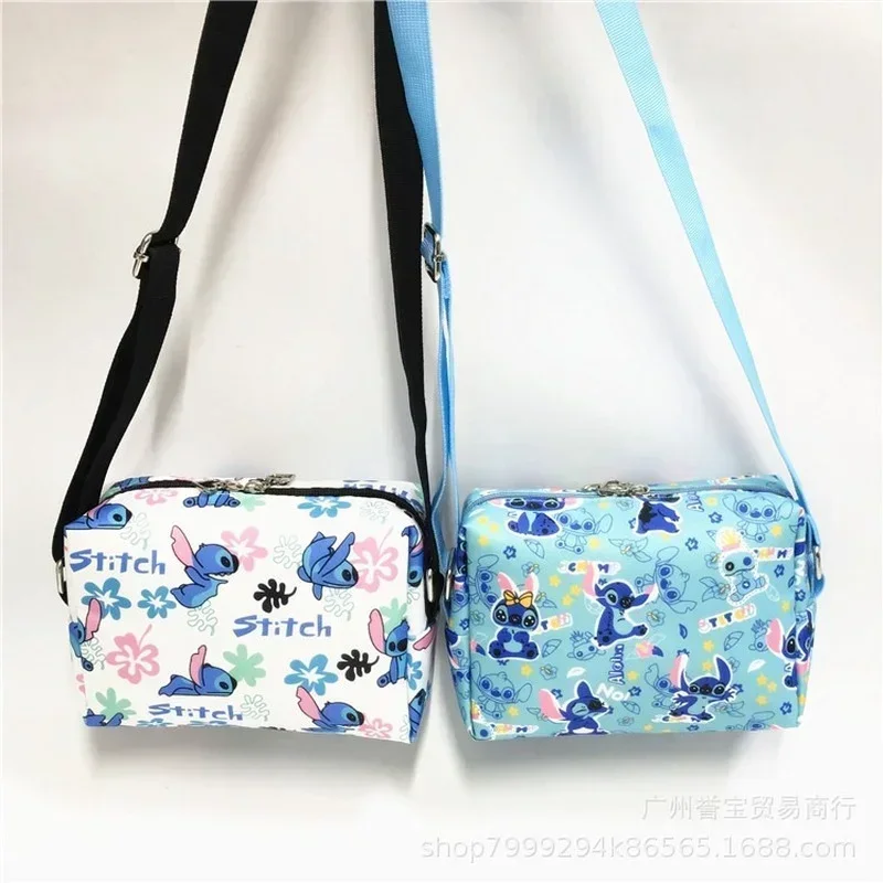 

Disney Stitch Nylon Fabric Cosmetic Makeup Bag for Women Girl Travel Organizer Luxury Designer Makeup Pouch
