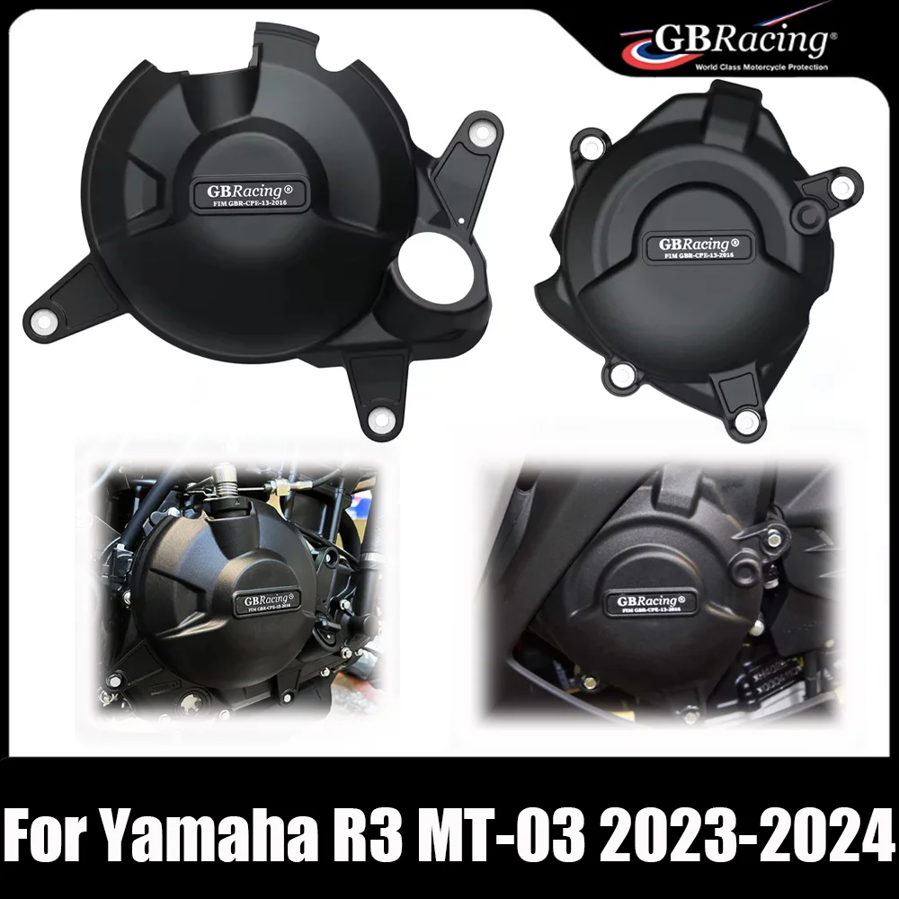 

GBRacing For Yamaha R3 MT-03 2023-2024 Motorcycle Engine Cover Clutch Cover Protection Accessories