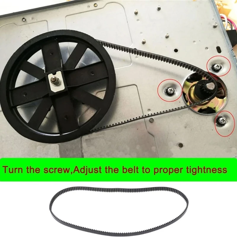 Langlebiger 190 Zähne 570 mm Brotmaschinen-Antriebsriemen, Brotbackautomat-Förderbänder