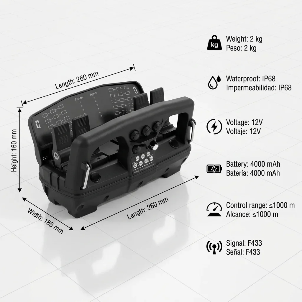 Applicable to Latest Truck Crane Remote Control Retrofit Kit with 4 Clutch Actuators