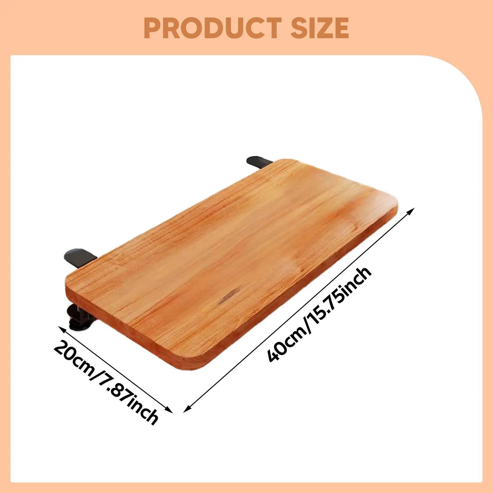 Desk Extender Board for Home Office Folding Clamp on Easy Installation Extension Attachment Arm Rest Expansion Wrist Support