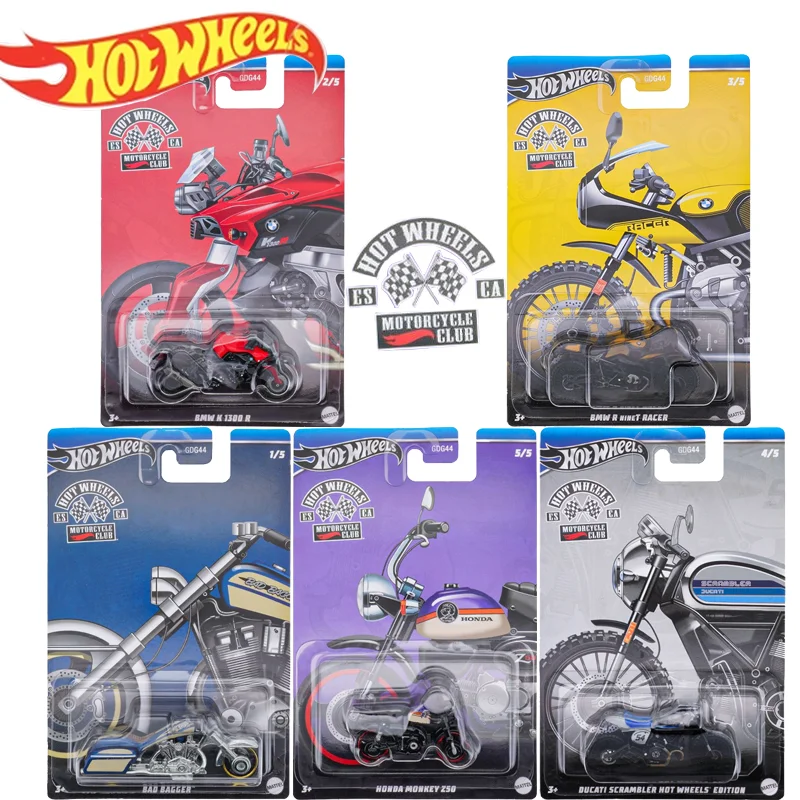 Mattel Hot Wheels 1/64 Motorcycle Club Series Honda Monkey 250 Bwm R Nient Racer Collectible Car Toys Diecast Vehicle