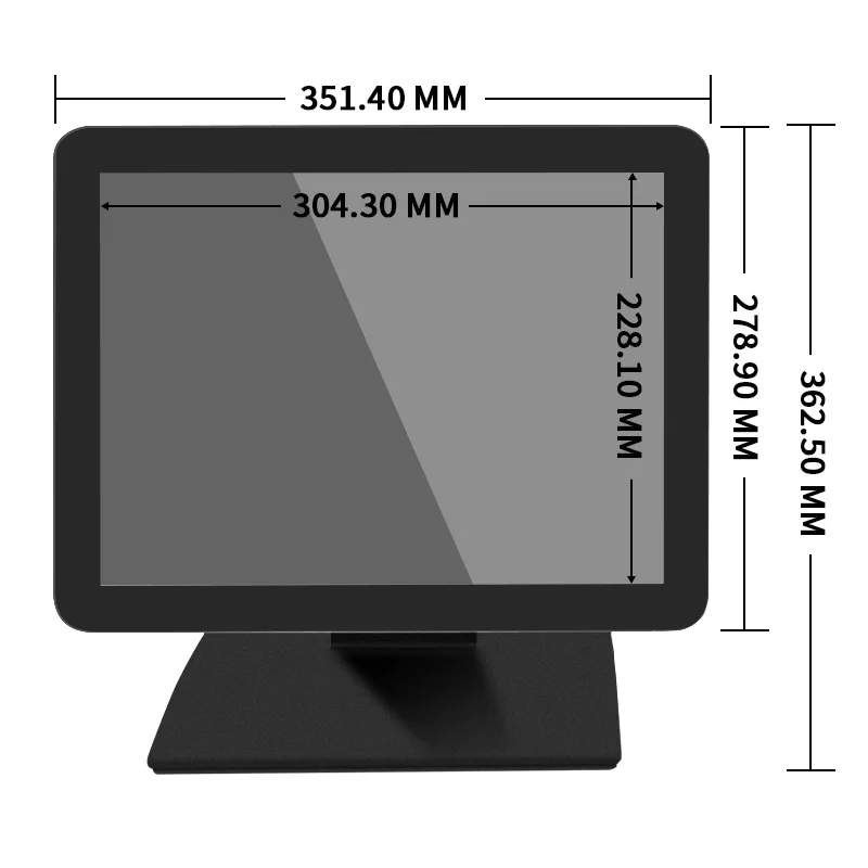 15 Zoll LCD-Touch-Monitor