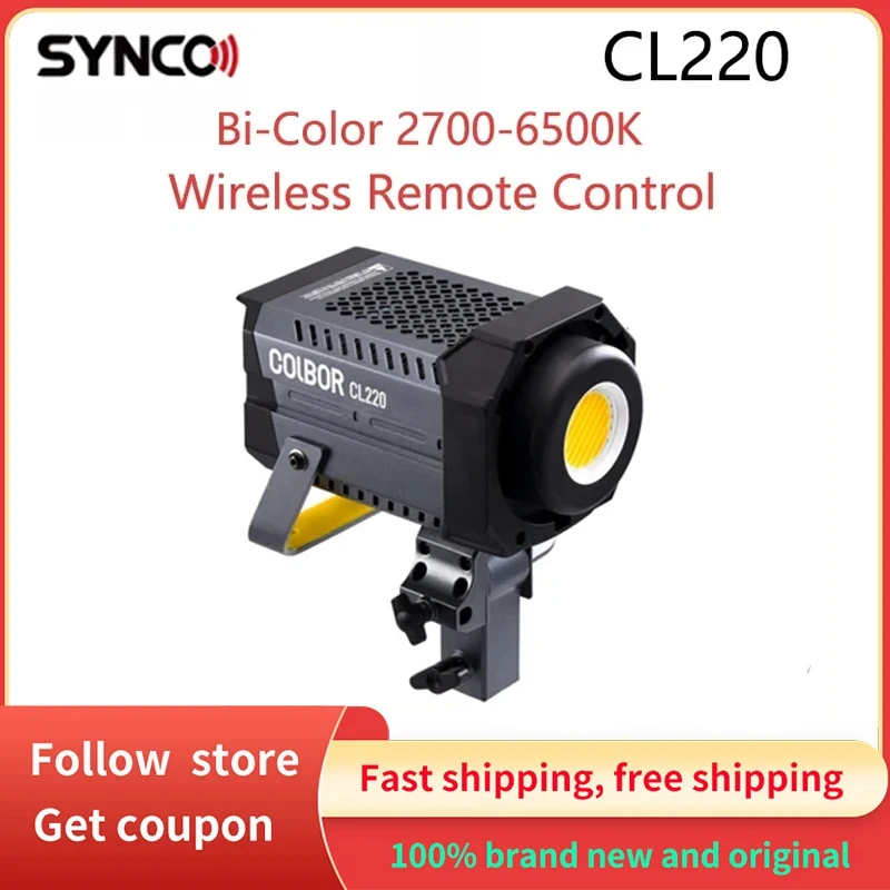 COLBOR CL220 200W Bi-Color 2700-6500K Photography Lighting Video Light For Live Stream Video Studio With APP Control