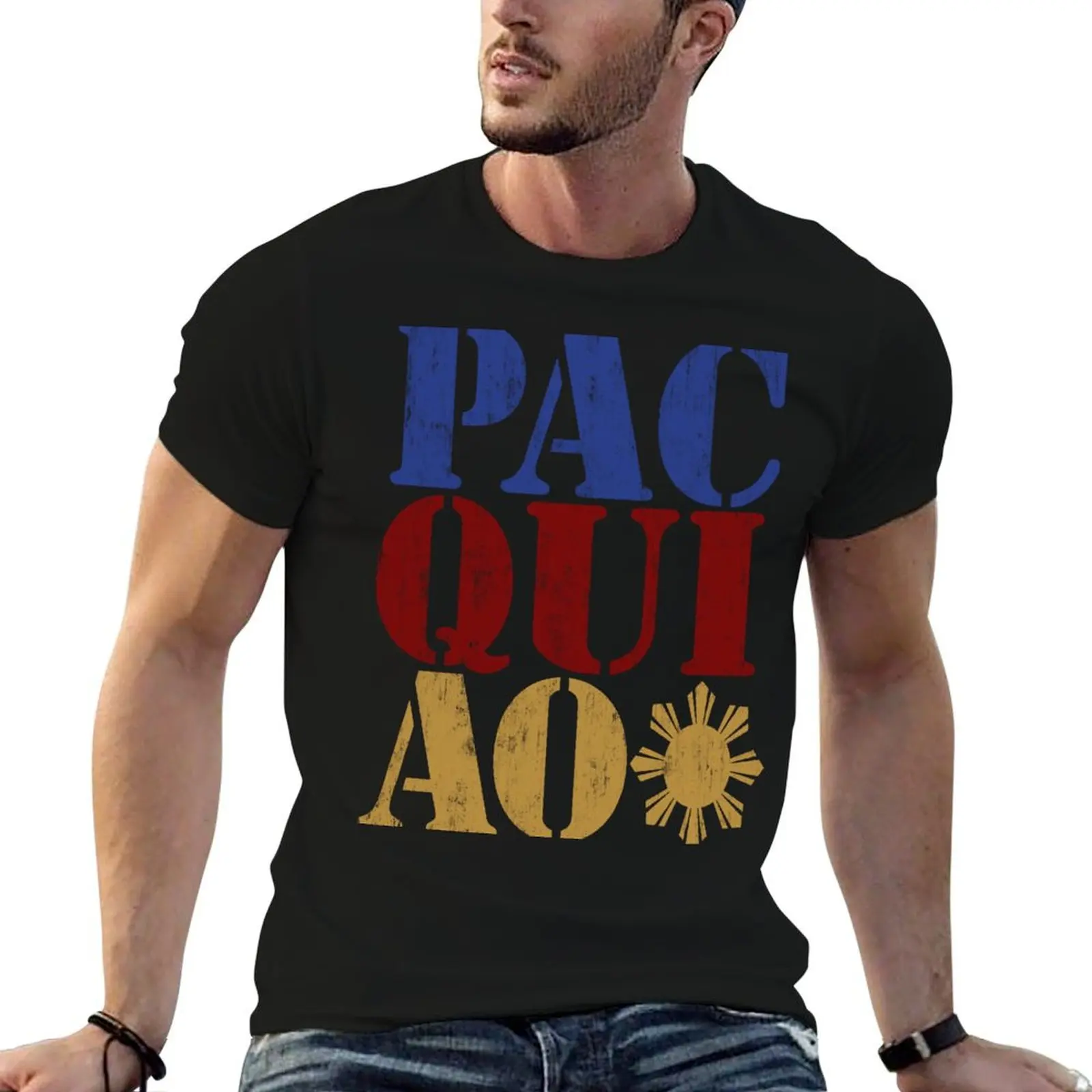 

PACQUIAO T-Shirt vintage clothes cute clothes anime tshirt men clothes