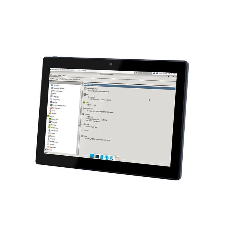 10.1 بوصة نظام التشغيل Linux Ubuntu Debian Buildroot Yocto فلوش جبل الذكية في لوحة التحكم في الحائط الكمبيوتر