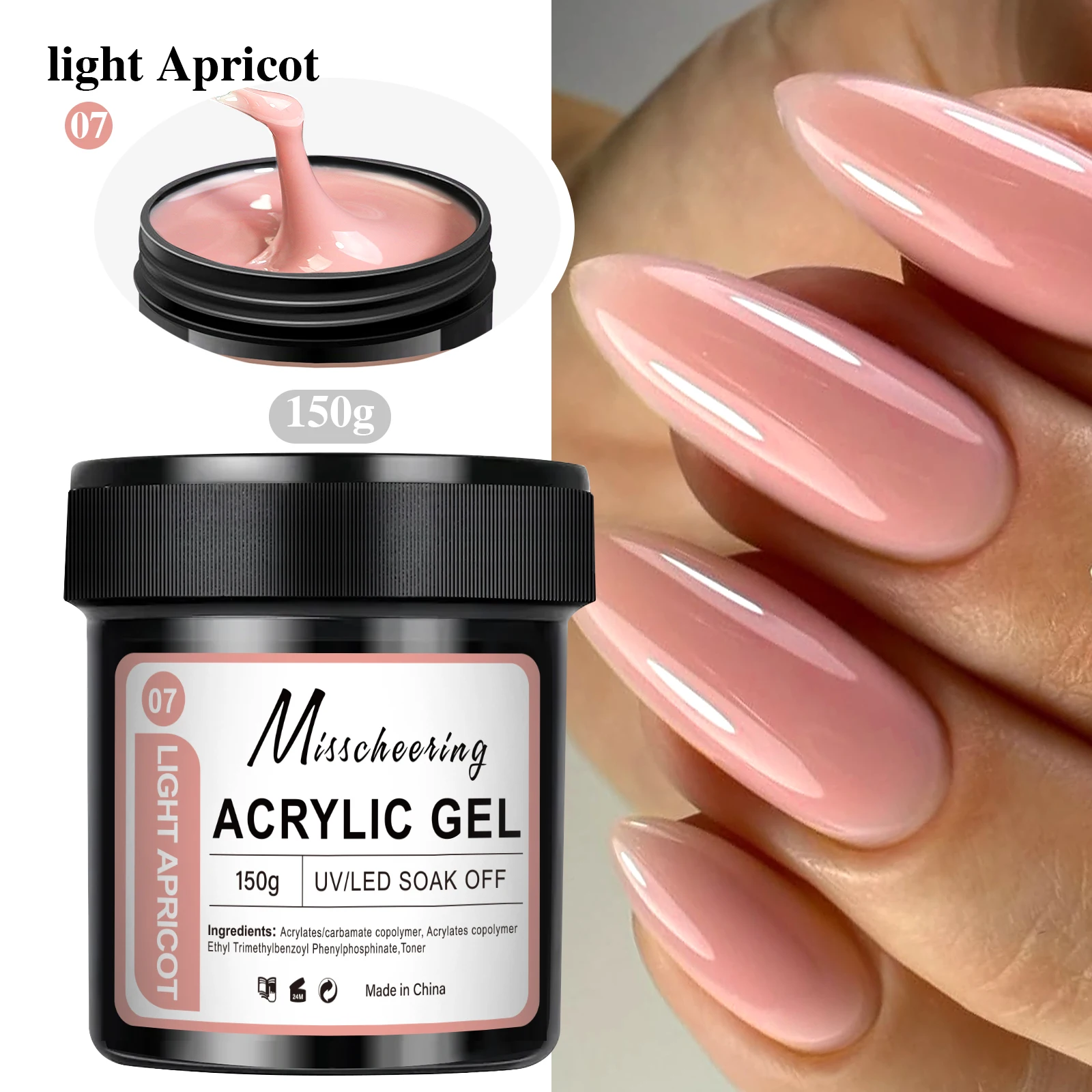 1Jar 100/150G Poly Nail Gel Uv Led Uitgeharde Builder Nail Gel Acryl Kristal Nagelverlenging gel Voor Nagels Diy Thuis Salon