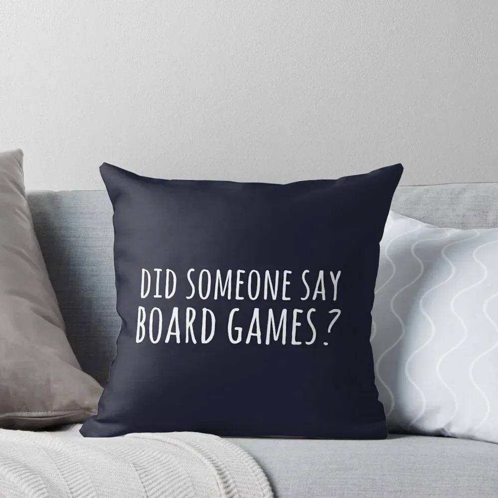 Did someone say board games ? Throw Pillow Luxury Living Room Decorative Cushions Custom Cushion pillow