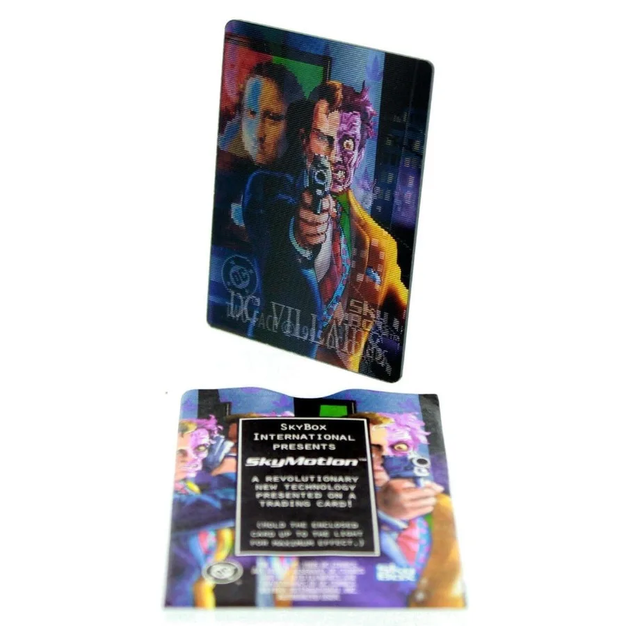 Limited Edition 1995 Skybox Skymotion DC Comics Batman Villain Two Face Trading Motion Card
