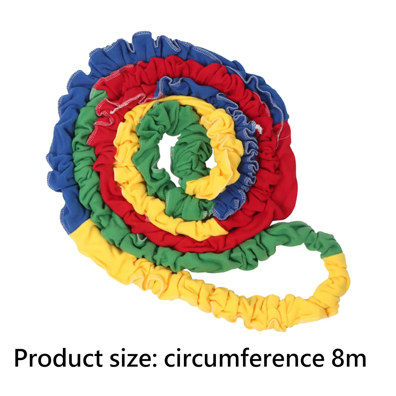 Corda elastica cooperativa premium Movimento dinamico Colore arcobaleno Gruppi Gioca a attività al coperto Fascia di resistenza portatile per bambini